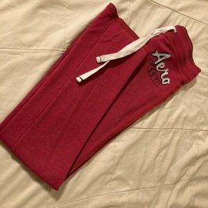 Aero Burgundy SweatPants